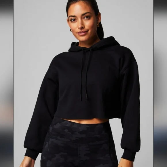 Fabletics Midnight Black Hoodie - Picture 1 of 3